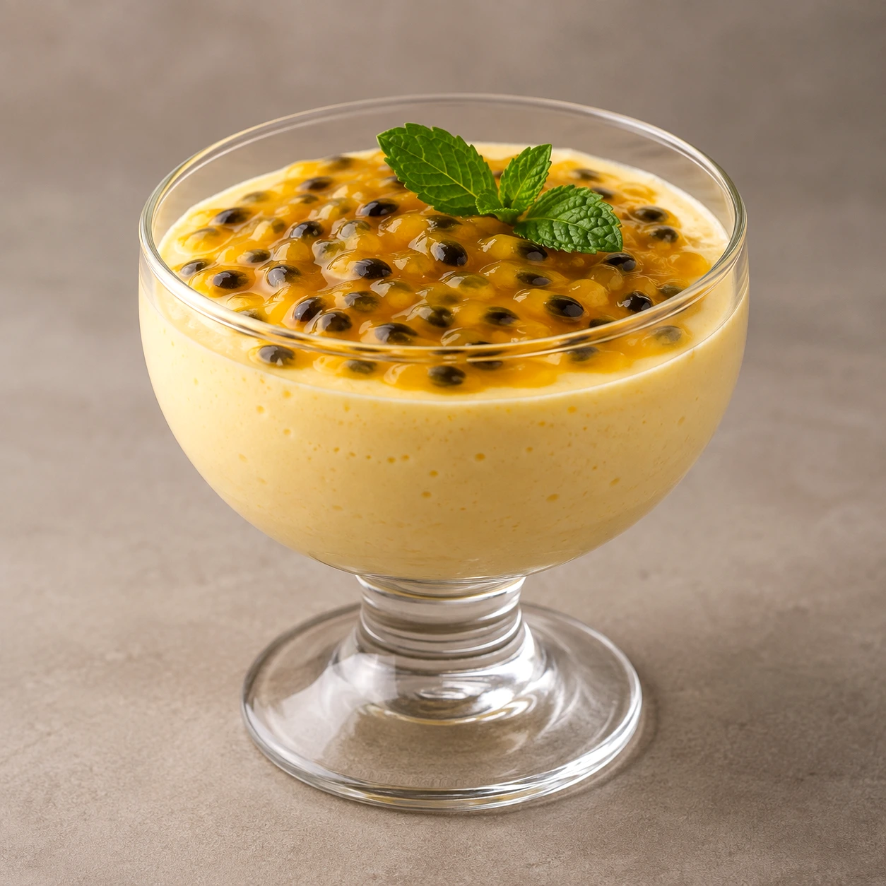 Mousse de maracujá
